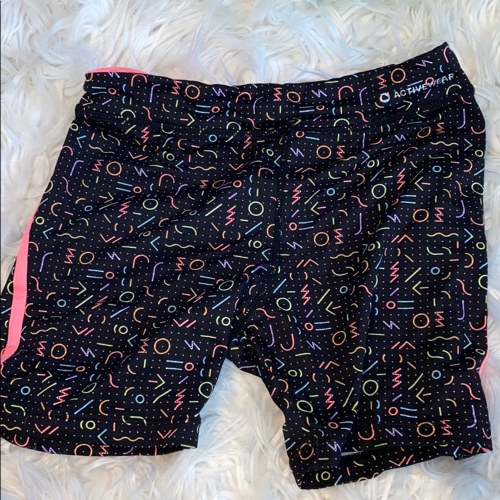 ACTIVEWEAR geometric pattern athletic spandex